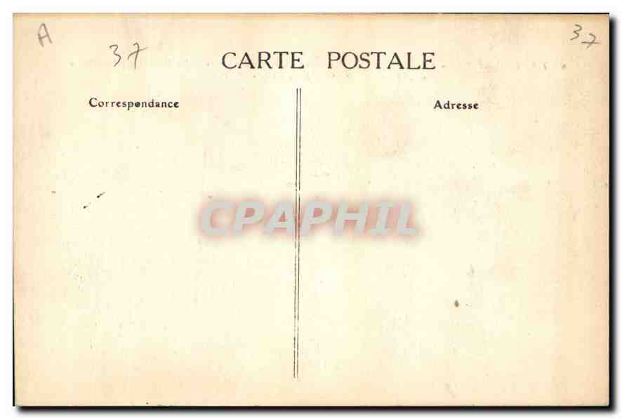 CPA Tours I et L la vue generale la Loire le Pont de Pierre la Cathedrale St Gatien et la Partie Nor — Rückseite
