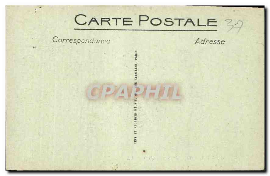 CPA Amboise le Chateau et les Quais  — Rückseite