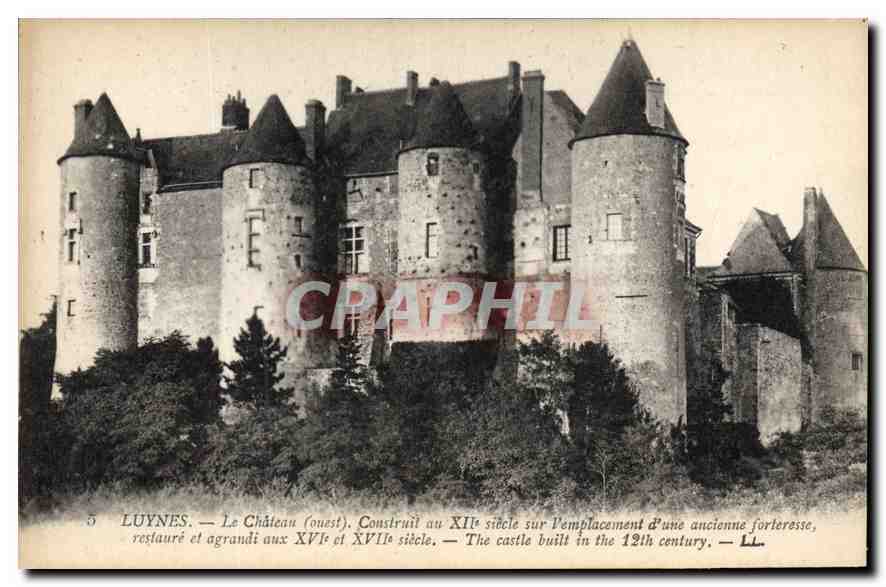 CPA Luynes le Chateau Ouest Construit au XII siecle sur l'emplacement d'une fortresse restaure et ag