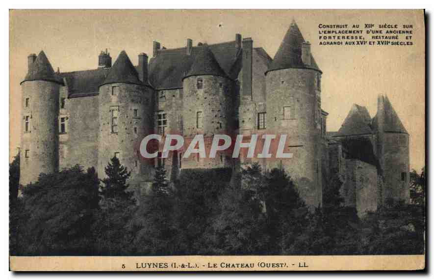CPA Luynes I et L le Chateau Ouest 
