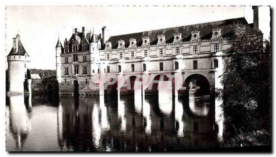 CPA Chenonceaux I et L le Chateau sur I Cher Facade Ouest 