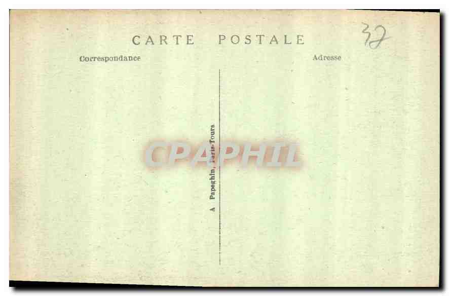 CPA Tours I et L Eglise St Julien  — Rückseite