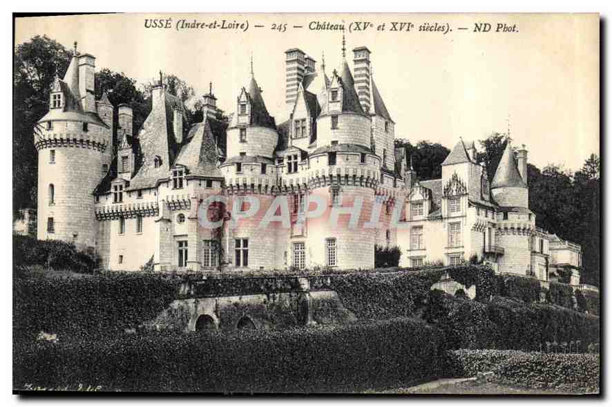 CPA Usee Indre et Loire Chateau XV et XVI siecle 