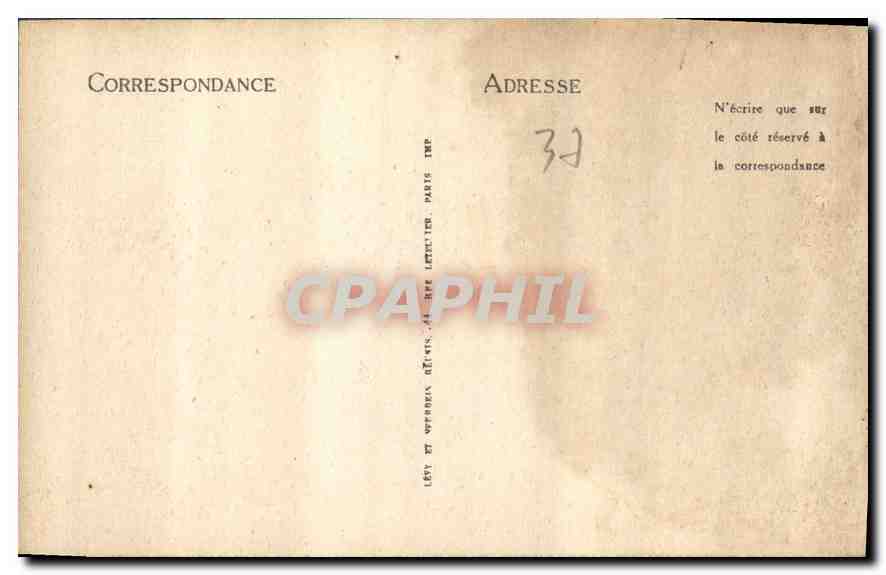 CPA Amboise vue sur le Chateau  — Rückseite