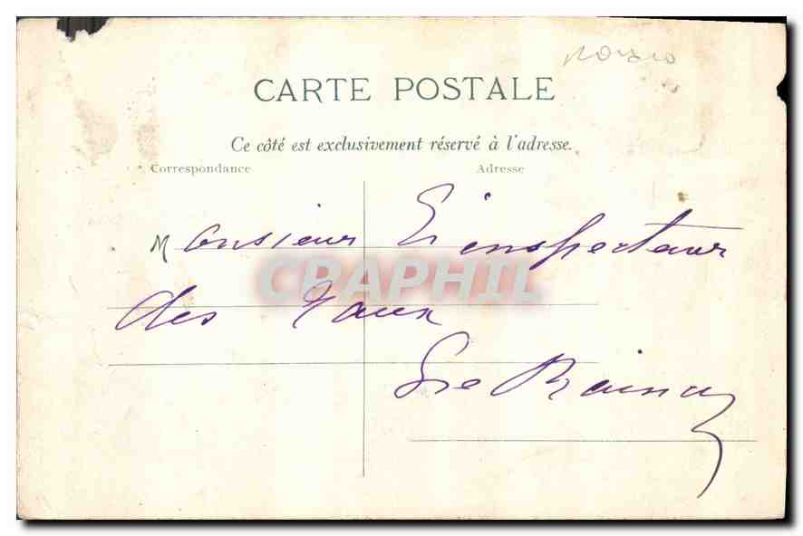 CPA Monte Carlo les Jardins  — Verso