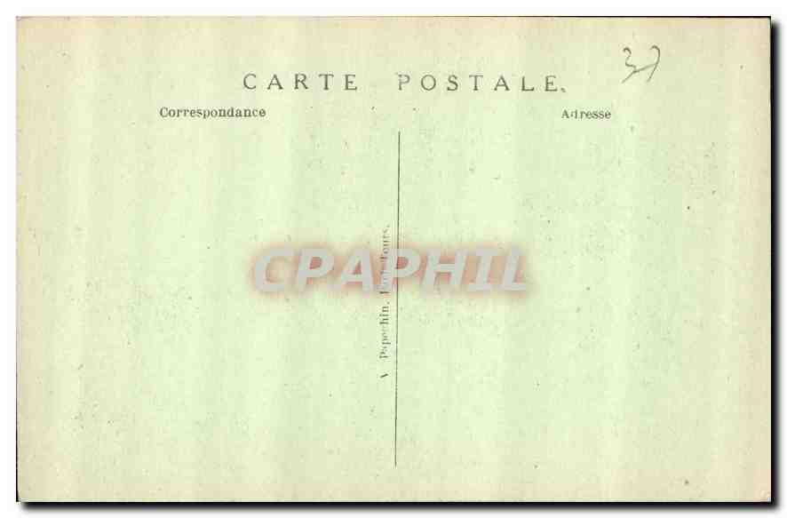 CPA Amboise I et L le Chateau Mon hist XV S et la Loire Cote Est  — Rückseite