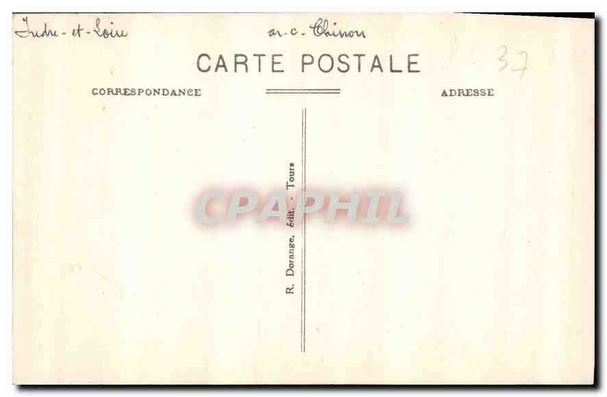 CPA Gandes I et L Interieur de l'eglise Bas Cote Est Commencee en 1175 achevee en 1215  — Rückseite