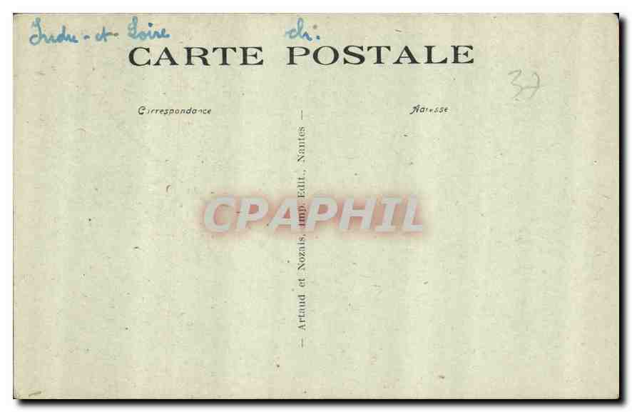 CPA Tours vue generale vers Saint Symphorien au premier plan la Caserne de Guise  — Rückseite