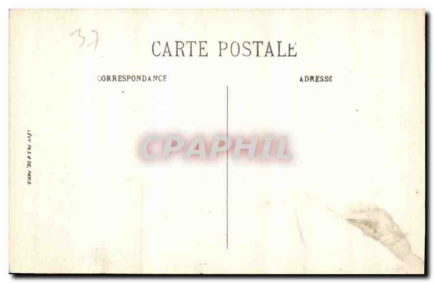 CPA Loches la Porte des Cordeliers et l'Indre  — Rückseite