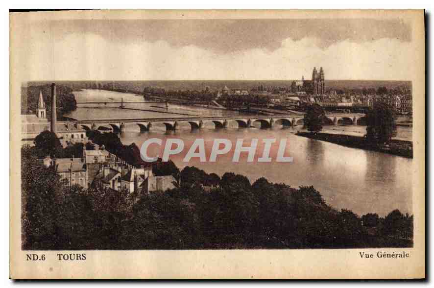 CPA Tours vue generale 