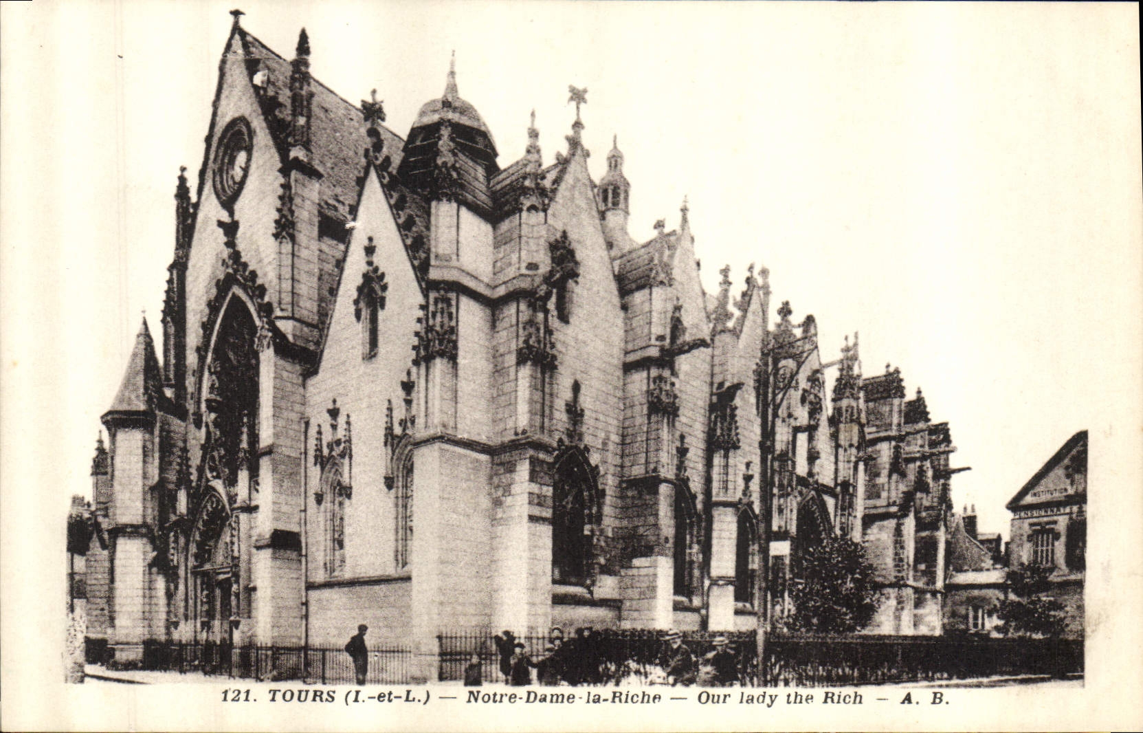 CPA Tours I et L Notre Dame la Riche 