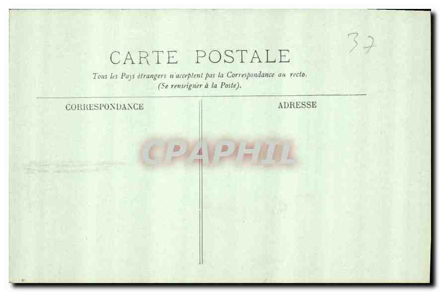 CPA Langeais les Ruines de l'Ancien Chateau X siecle  — Verso