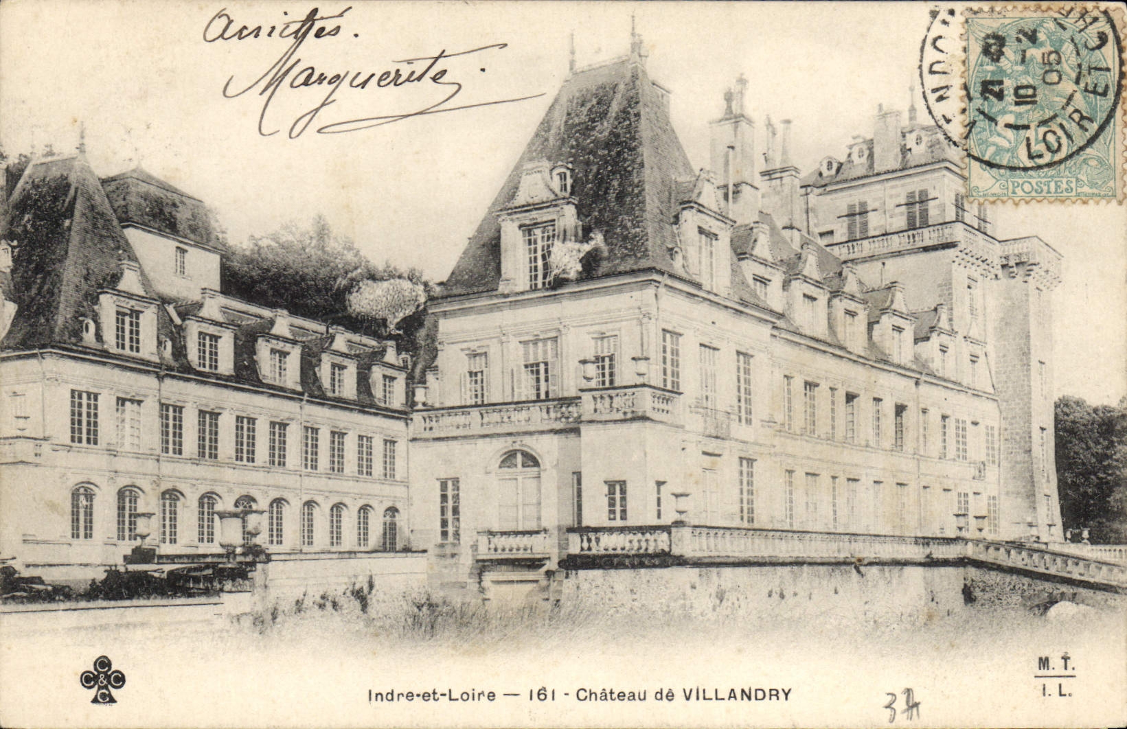 CPA Indre et Loire Chateau de Villandry 
