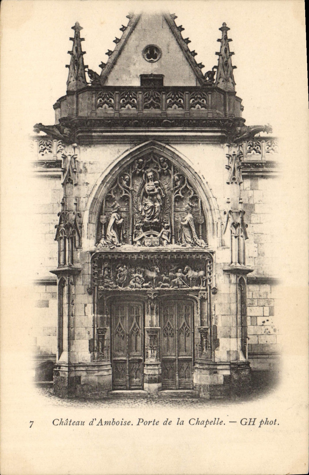 CPA Chateau d'Amboise Porte de la Chapelle 