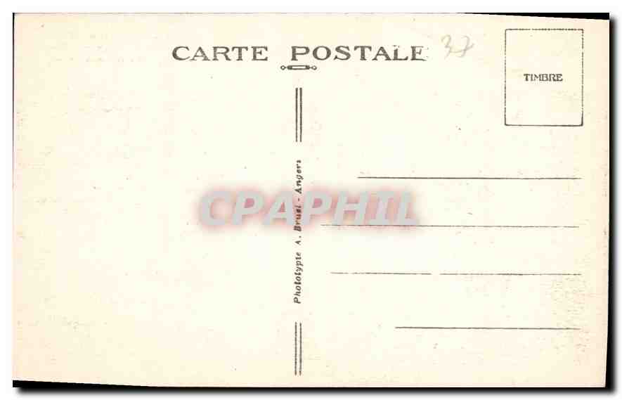 CPA Tours I et L Paysage sur la Loire vers le Pont de St Cyr et l'Ile Simon  — Rückseite