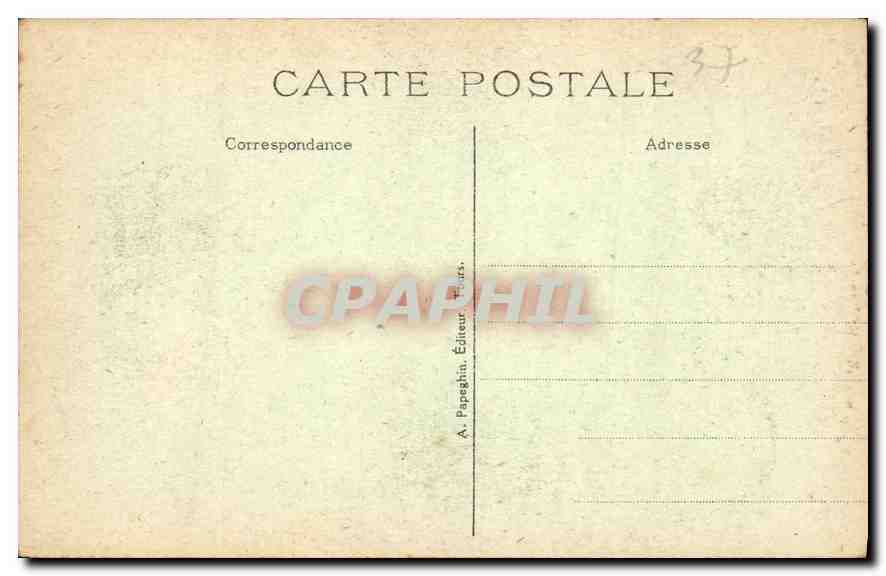 CPA Loches I et L Ensemble de la Tour Louis XI et du Martelet  — Rückseite