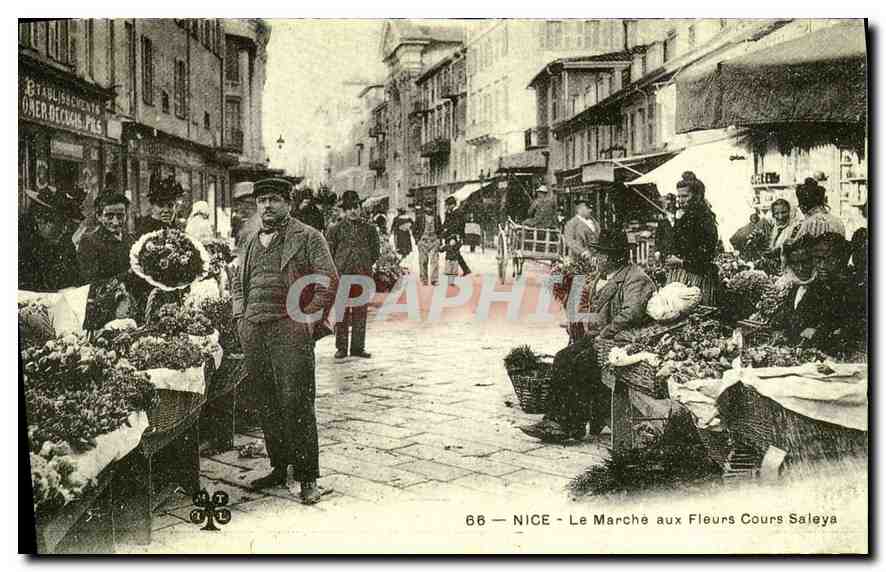 REPRO Nice le Marche aux Fleurs Cours Saleya 