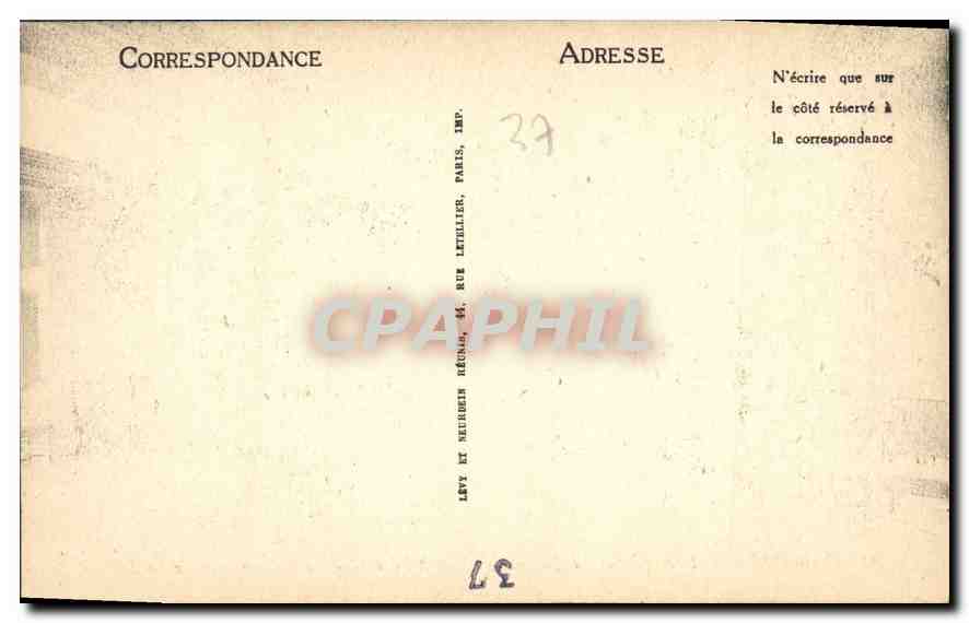 CPA Montresor I et L le Chateau XV et XVI S la Salle a manger  — Rückseite