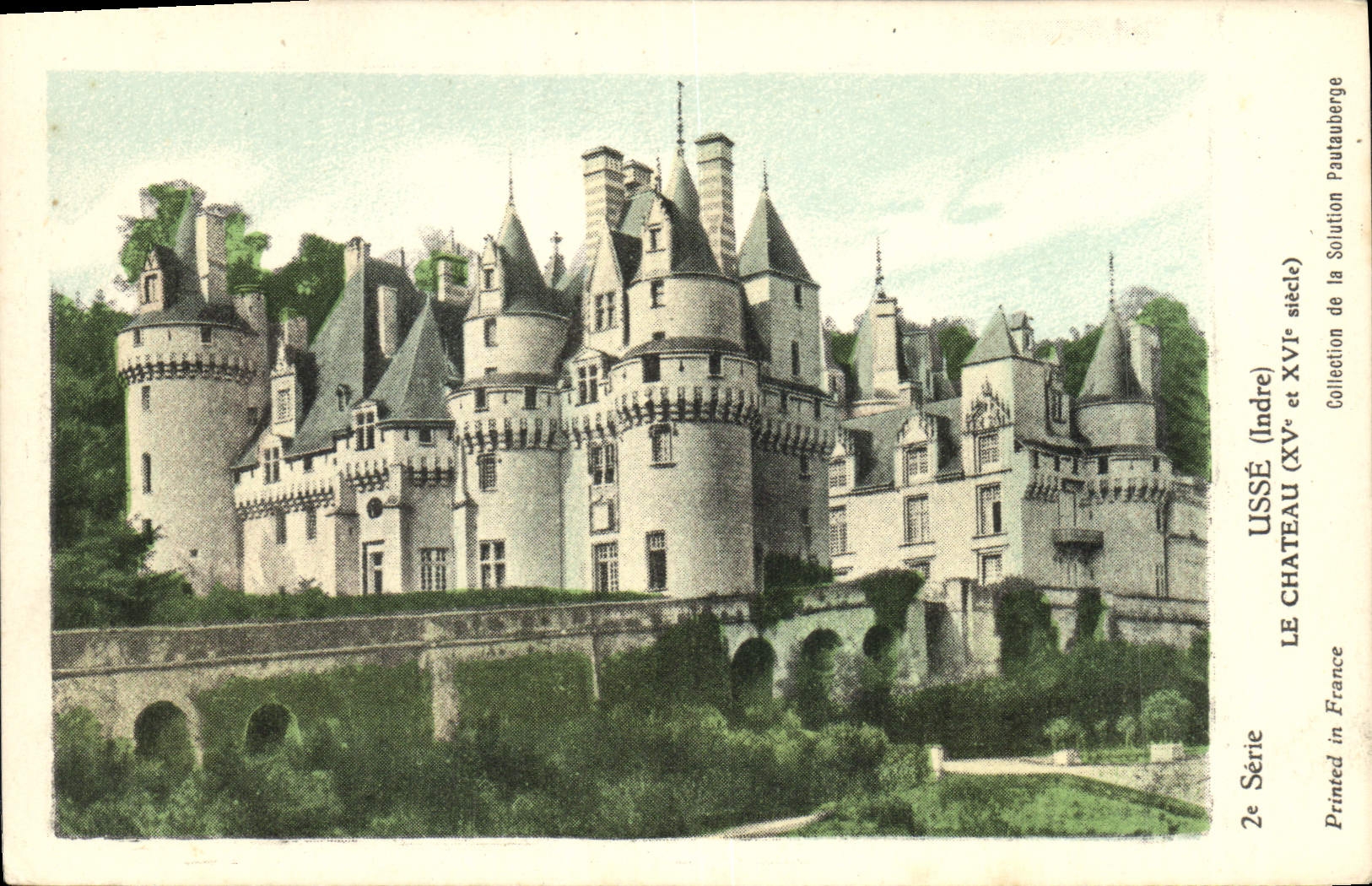 CPA Usse Indre le Chateau XV et XVI siecle 