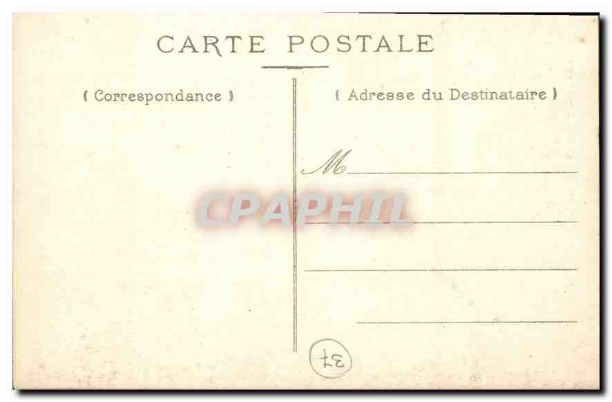 CPA Tours Portail de l'Eglise Saint Symphorien  — Rückseite