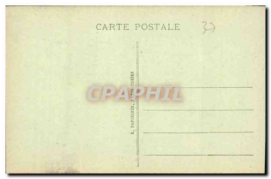 CPA Montresor I et L l'Eglise Fondee en 1520 par Imbert de Bastarnay  — Rückseite
