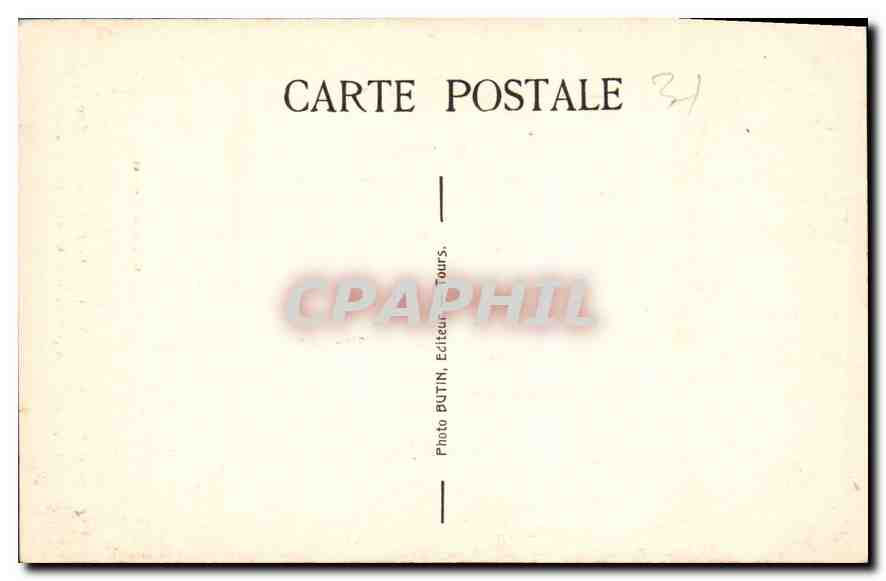 CPA Grottes de Savonnieres I et L le Calvaire et les Sources  — Rückseite