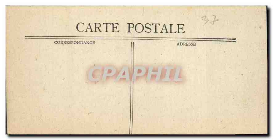 CPA Chateau de Langeais  — Verso