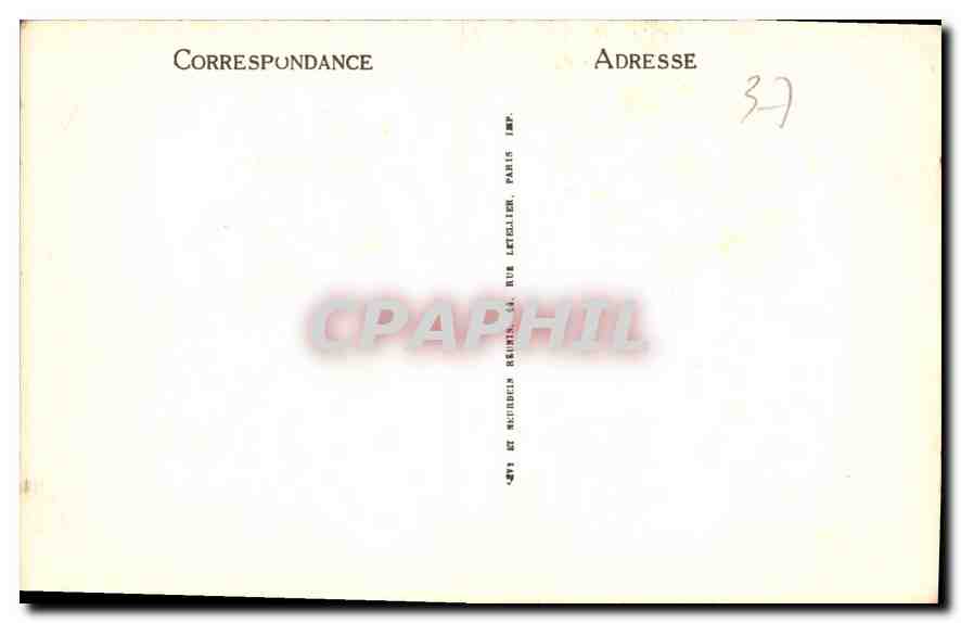 CPA Montresor I et L lr grand Salon  — Rückseite
