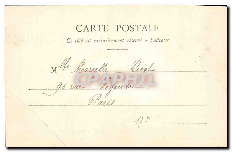 CPA Nancy vue generale prise depuie Epyre  — Verso