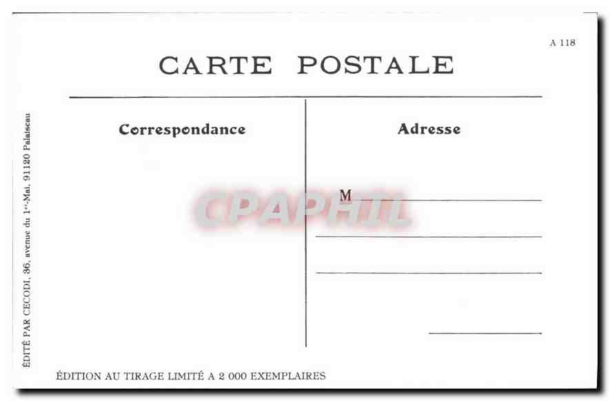 REPRO Scenes Parisienne Chiffennieres  — Verso