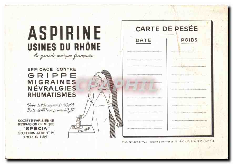 CPA Les Corporations d'apres les vitraux de la Cathedrale de Chartres Le Porteur d'Eau Vitrail de Ma — Rückseite