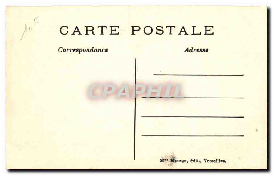 CPA Versailles Hameau d Trianon La Laiterie et le Moulin  — Verso