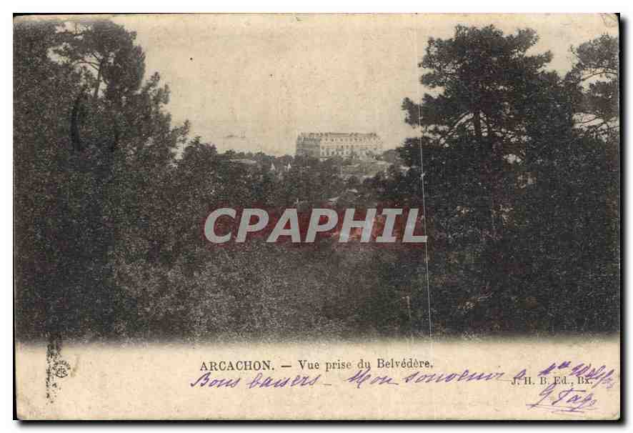 CPA Arcachon Vue prise du Belvedere 