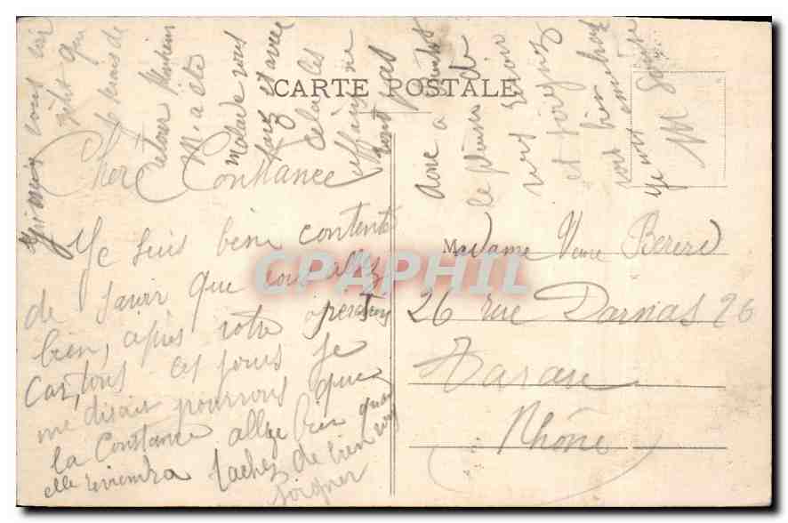 CPA Carnac Entree du Dolmen de Kermarie  — Rückseite