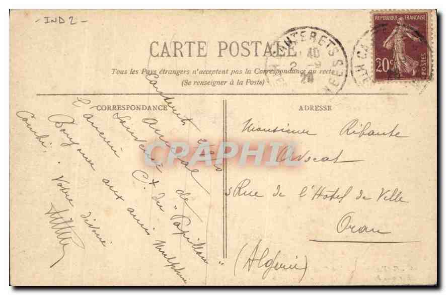 CPA Gavarnie Lac Glace Les Pyrenees Espagnoles  — Verso