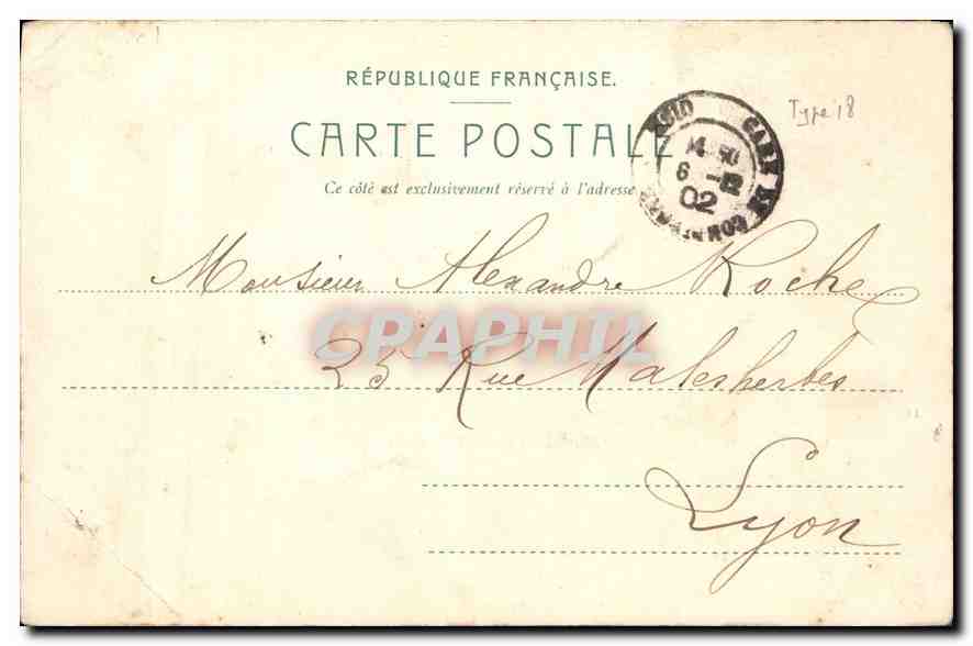CPA Chateau de Compiegne La Facade et l'Entree  — Verso