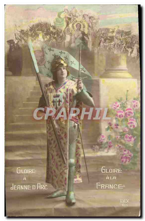 CPA Gloire a Jeanne D'Arc Gloire a la France 