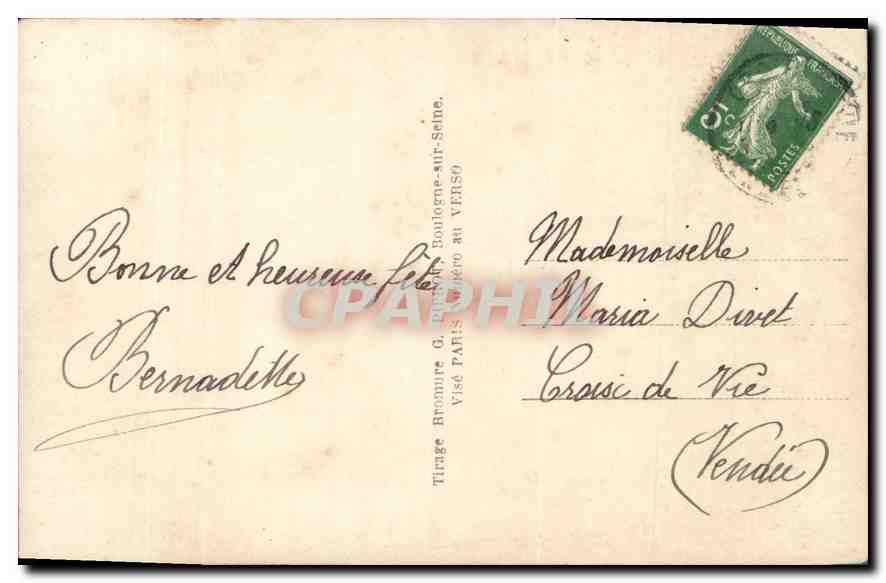 CPA Gloire a Jeanne D'Arc Gloire a la France  — Verso