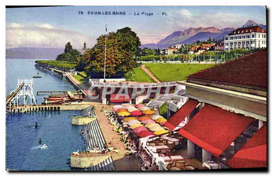 ÉVIAN-LES-BAINS — La Plage — PL 76