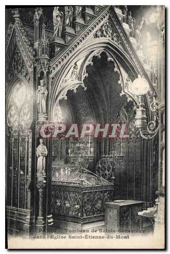 CPA Paris Tombeau de Sainte Genevieve dans l'Eglise Saint Etienne du Mont 