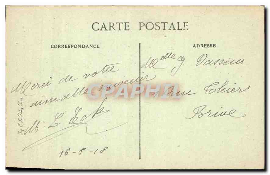 CPA Paris Tombeau de Sainte Genevieve dans l'Eglise Saint Etienne du Mont  — Rückseite