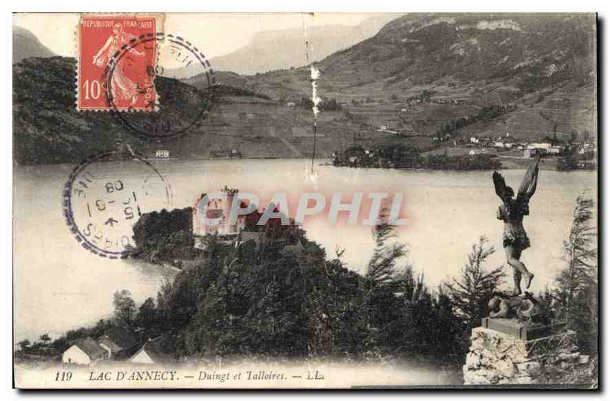 CPA Lac d'Annecy Duingt et Talloires 