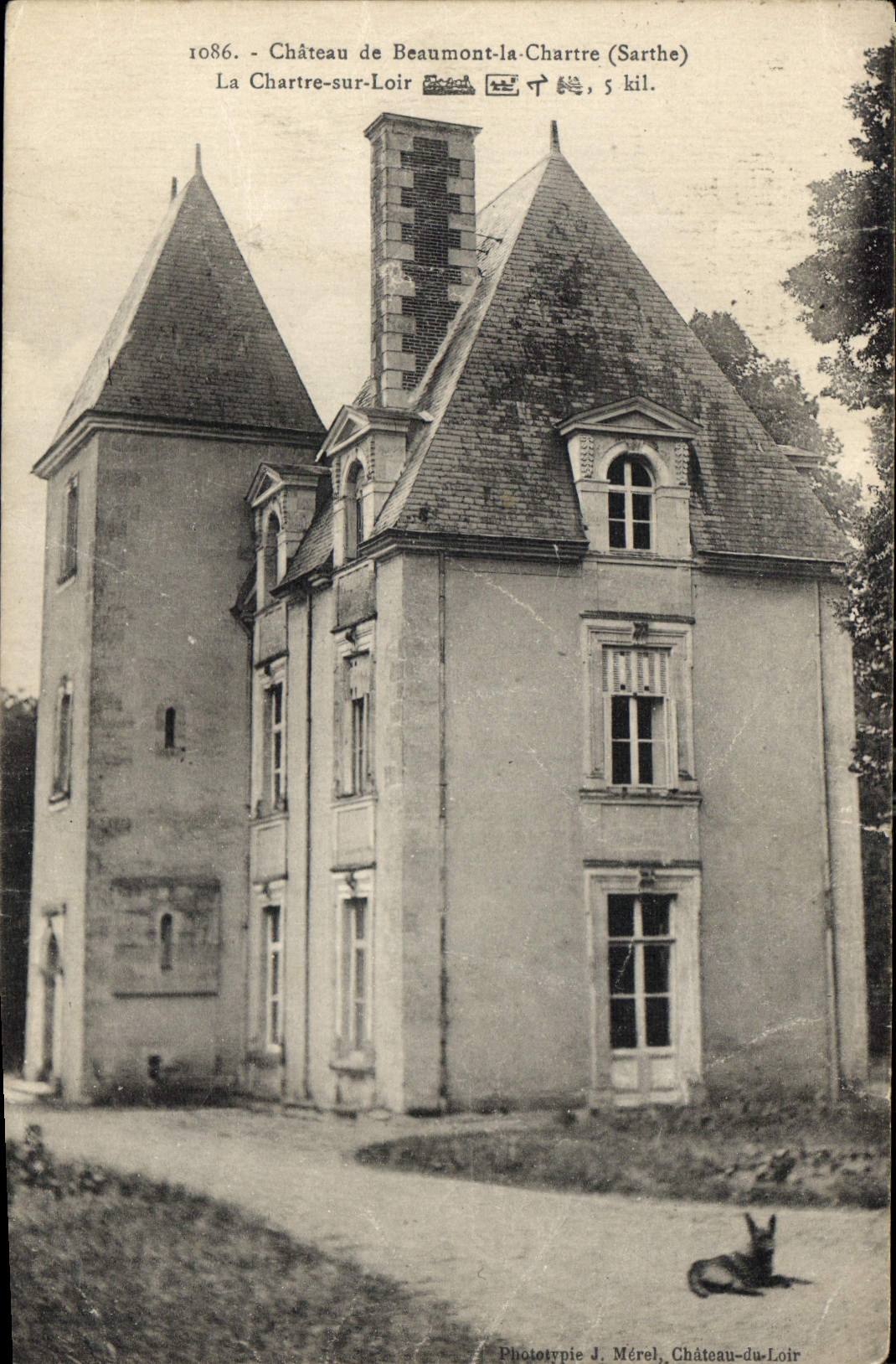 CPA Chateau de Beaumont la Chartre La Chartre sur Loir 
