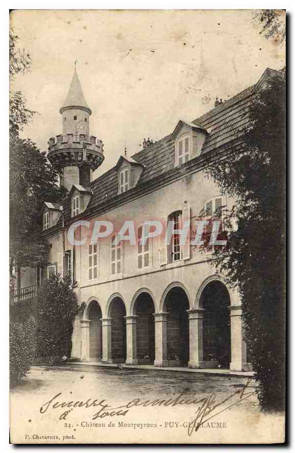 CPA Chateau de Montpeyroux Puy Guillaume