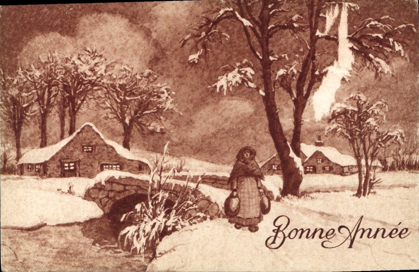 CPA Bonne Annee 