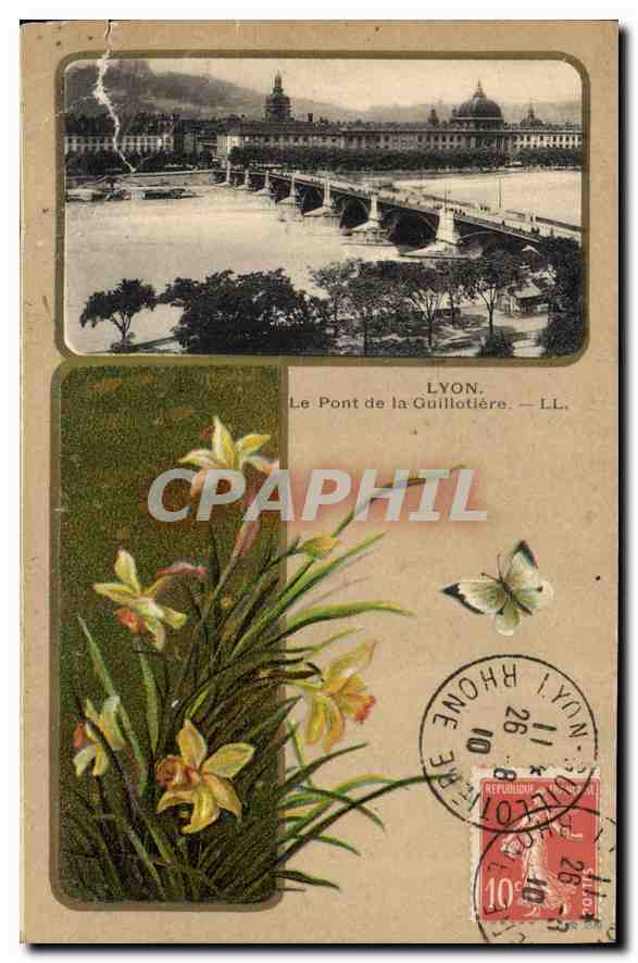 CPA Lyon Le Pont de la Guillotiere 