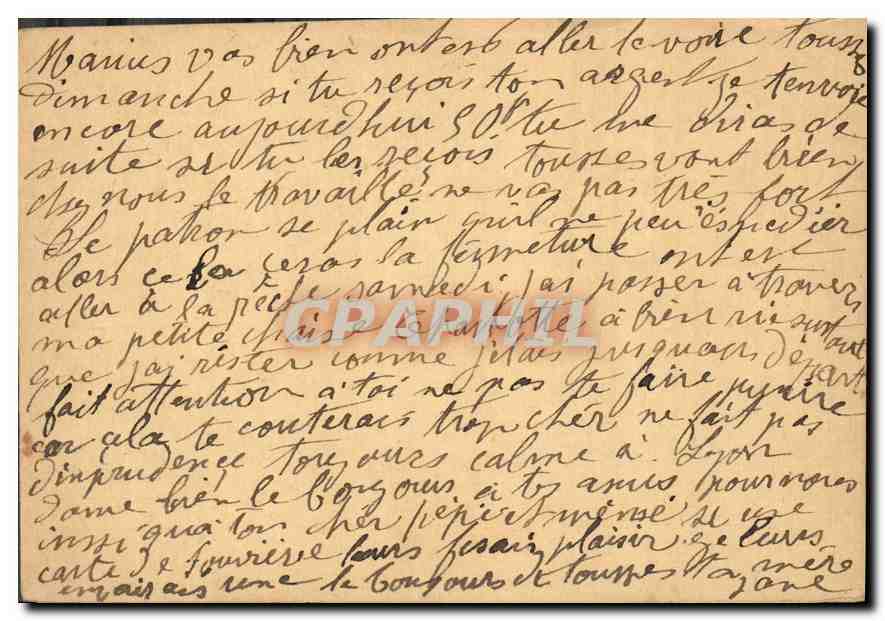 Carte Franchise militaire Laithier Pia — Rückseite
