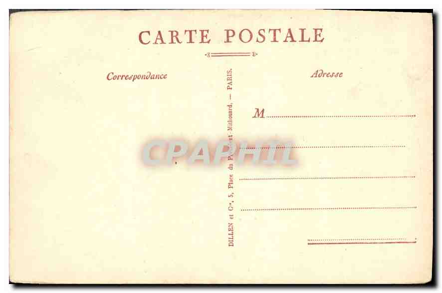 CPA L'Epopee de Jeanne D'Arc La Chevauchee Saint Denis Eglise abbatiale Vierge et Enfant  — Verso