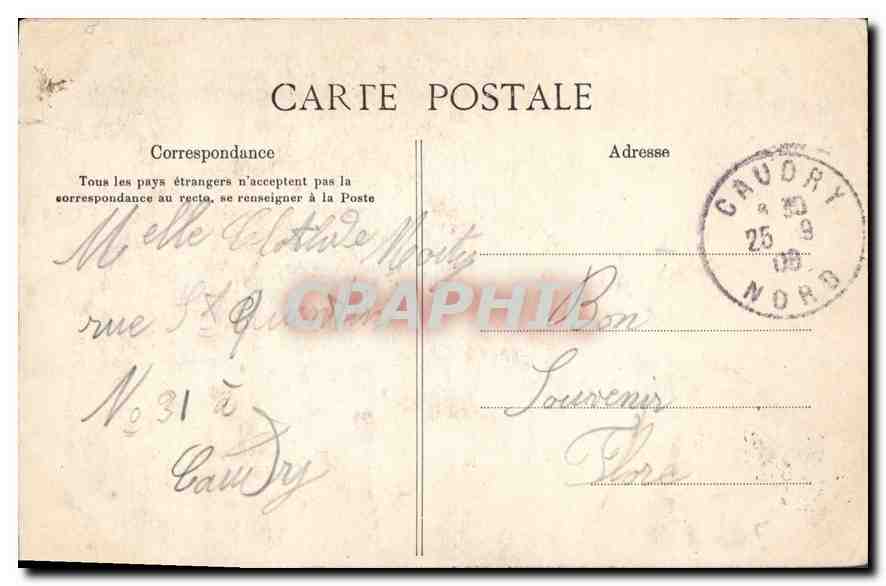 CPA Orleans Jeanne D'Arc par la Princesse Marie  — Verso