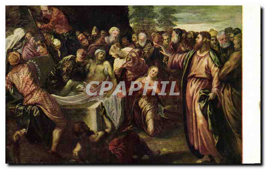 Tintoretto — La Résurrection de Lazare — Verlag von E. A. Seemann in Leipzig, Nr. 259
